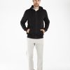 Men'S Clothing Braintree Hemp | Raphael - Lightweight Hemp Hoodie Black