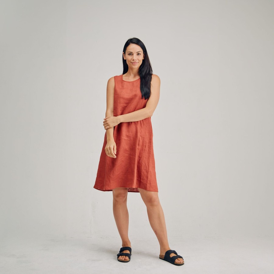 Women'S Clothing Braintree Hemp | Joni - 100% Hemp Shift Dress