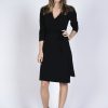 Women'S Clothing Braintree Hemp | Malia - Bamboo Wrap Dress