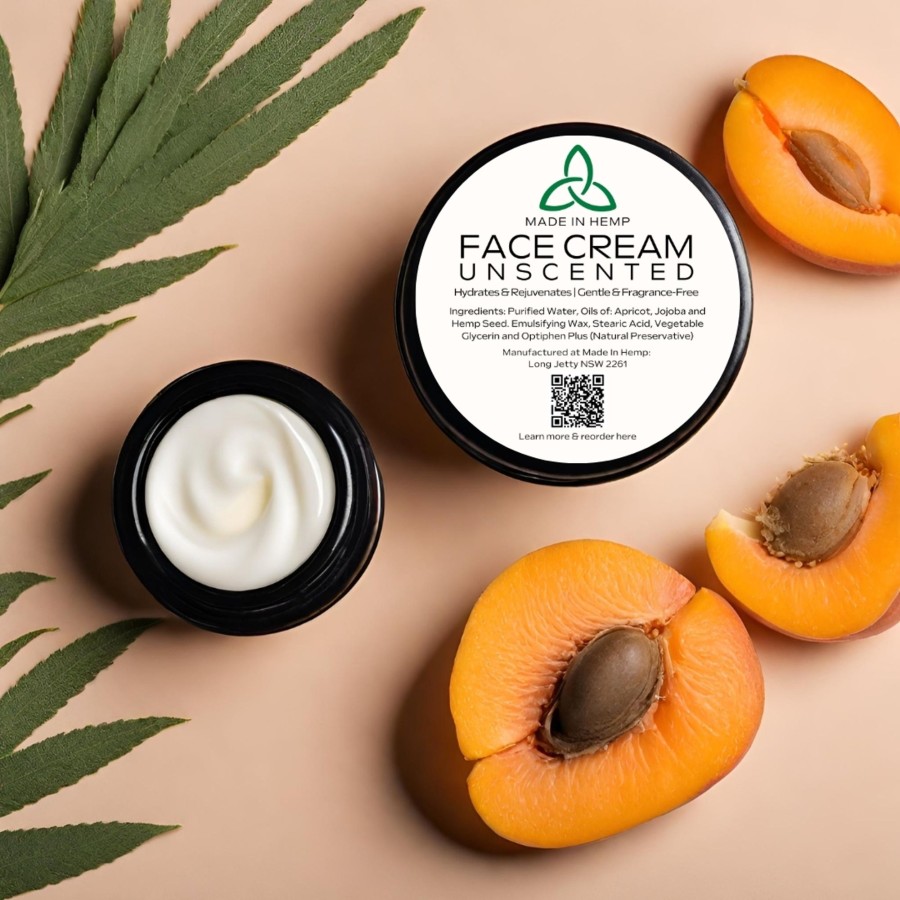 Body & Hair Care Made In Hemp | Hemp Face Cream Unscented