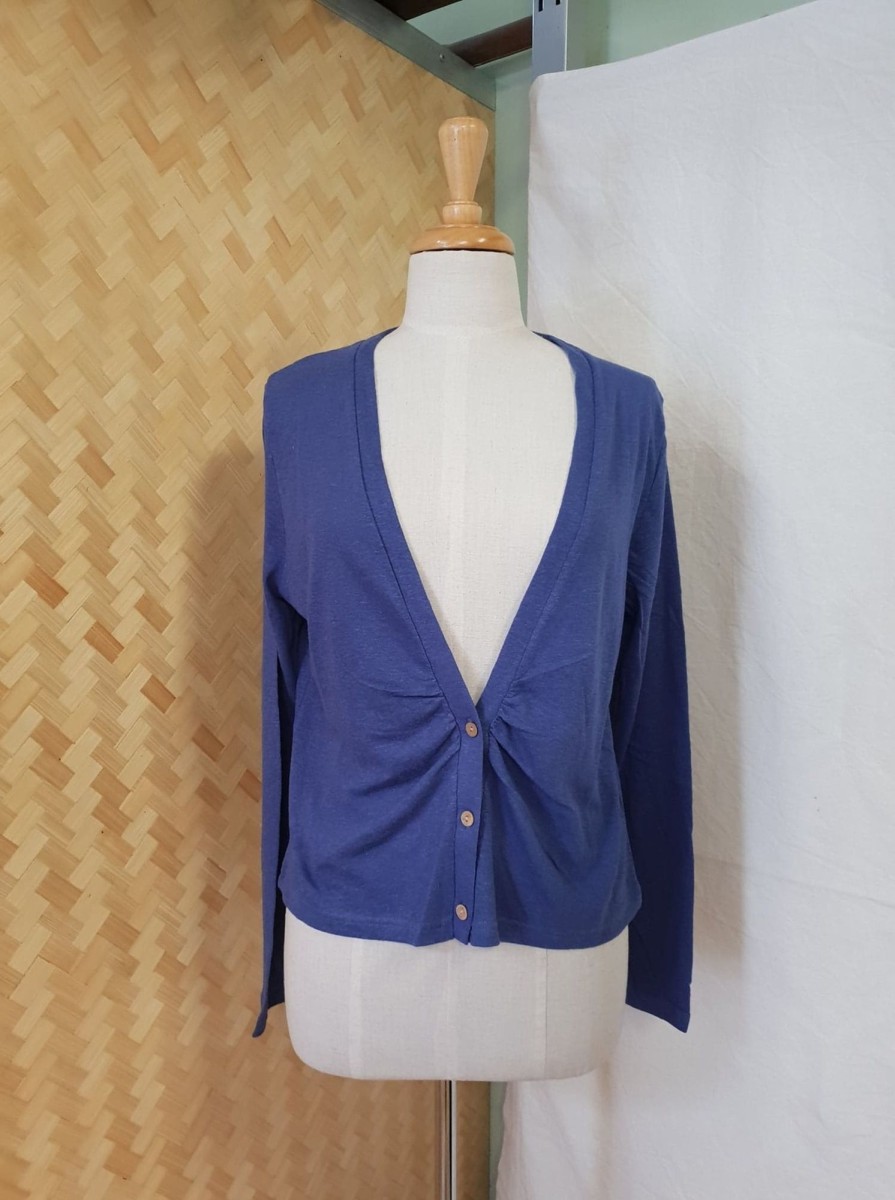 Women'S Clothing Hemp Straw Silk | Lightweight Hemp Cardigan