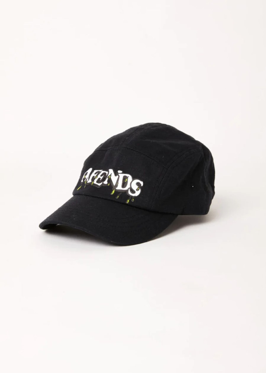 Accessories Afends | Natural Technology - Hemp 5 Panel Cap - Black - Os