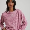 Women'S Clothing Afends | Evolve - Hemp Oversized Crew Neck SmoOnline Lilac