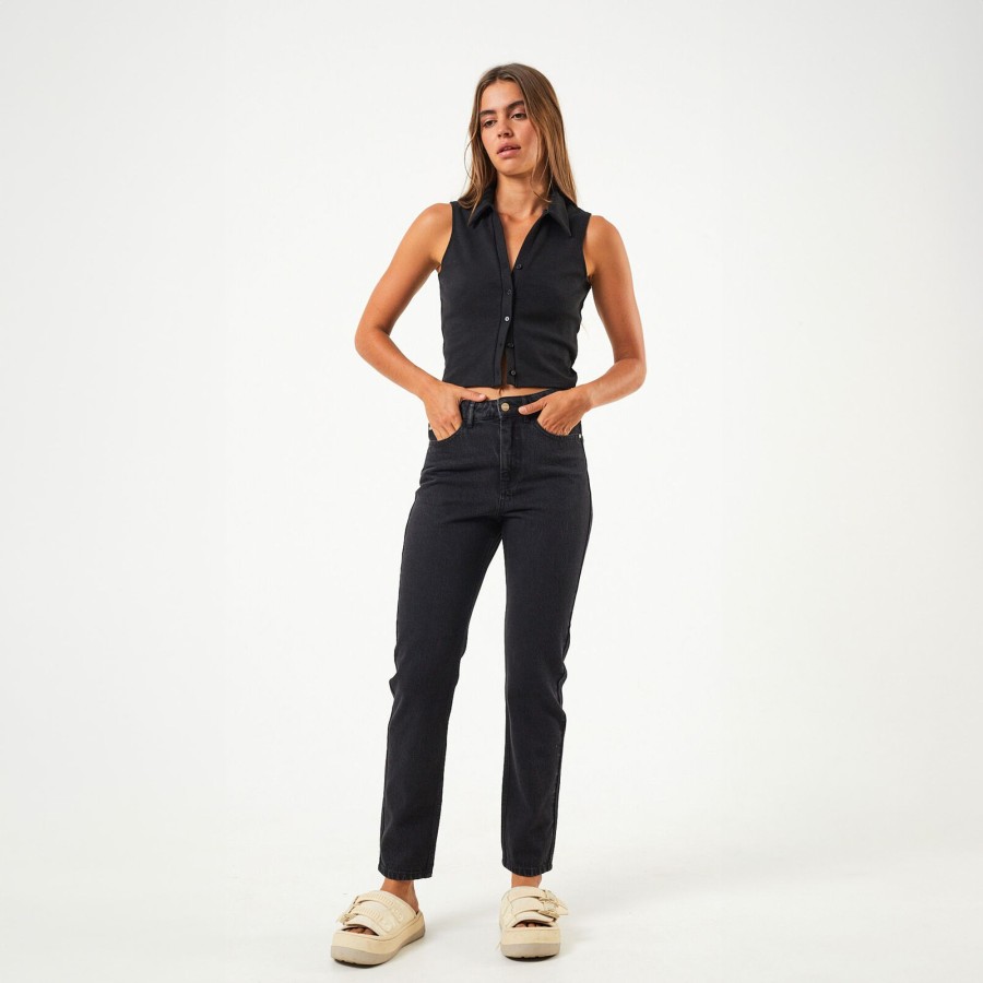 Women'S Clothing Afends | Kylie - Hemp Denim Slim Fit Jeans