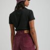 Women'S Clothing Afends | Shelby - Hemp Corduroy Cut Off Shorts Wine