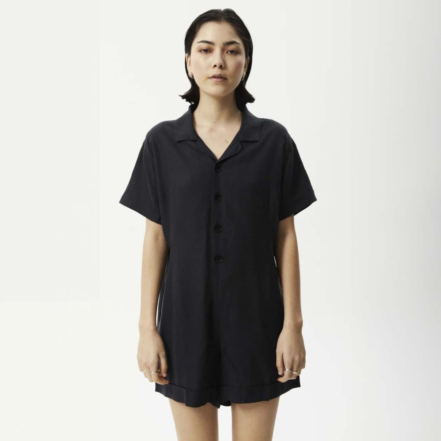 Women'S Clothing Afends | Kokomo - Hemp Playsuit