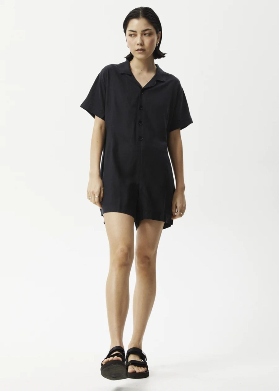 Women'S Clothing Afends | Kokomo - Hemp Playsuit