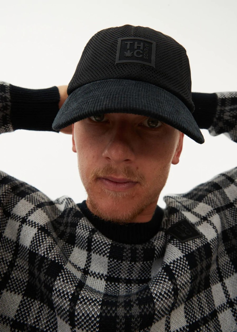 Accessories Afends | Asta - Hemp 6 Panel Cap - Black - Os