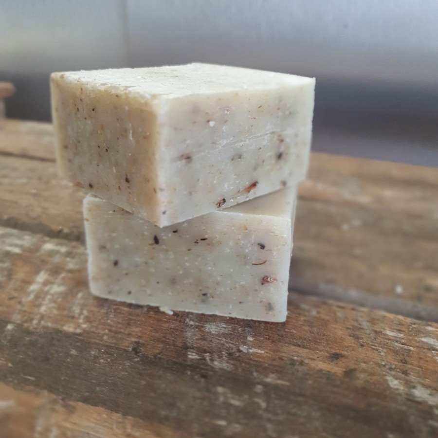 Body & Hair Care Made In Hemp | Hemp Seed Soap - Dried Organic Calendula Flowers (Exfoliating)