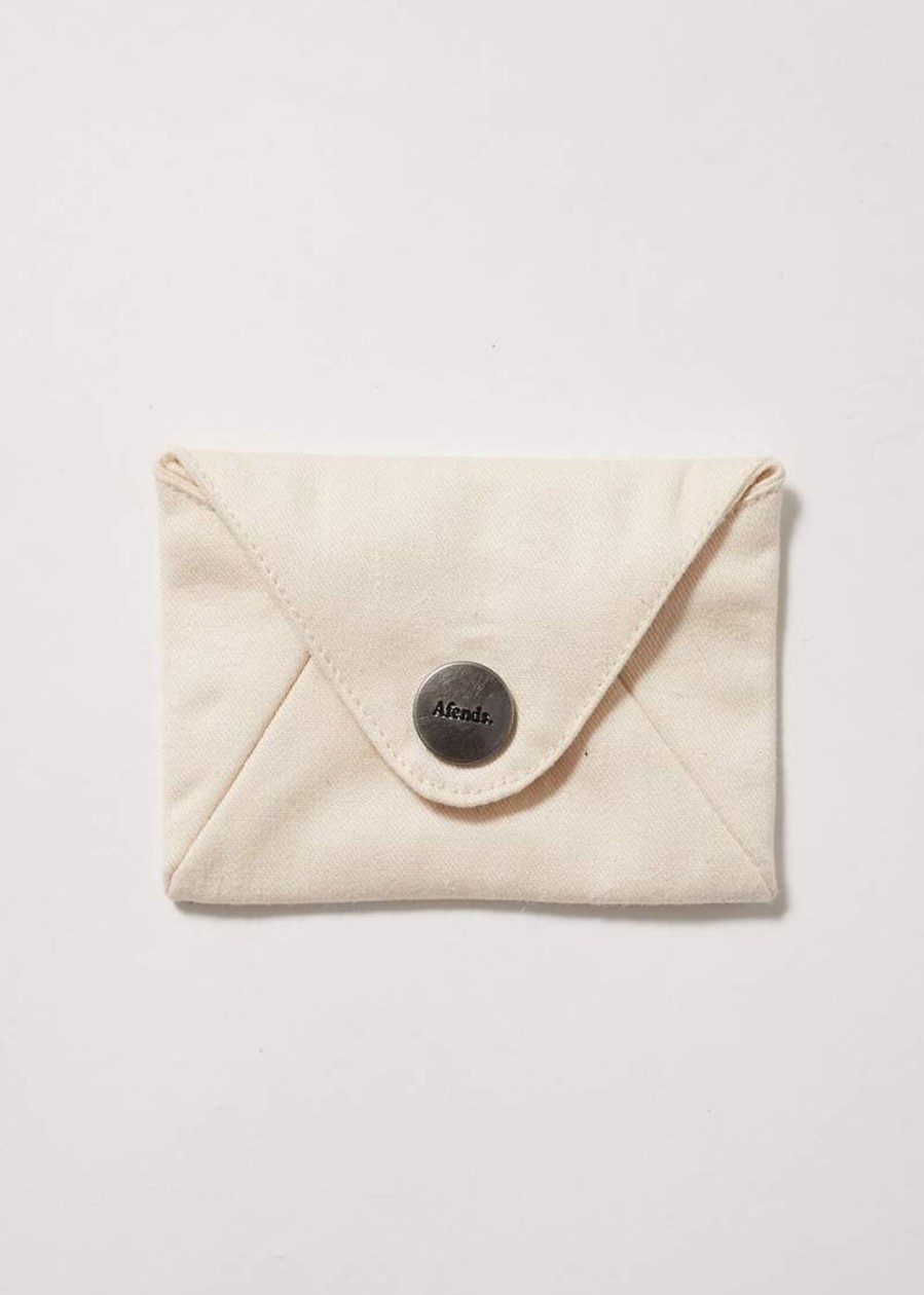 Accessories Afends | Holdall - Hemp Twill Pouch Wallet - Natural