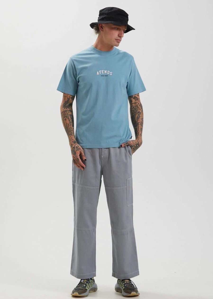 Men'S Clothing Afends | Richmond - Hemp Canvas Baggy Workwear Pants