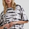 Women'S Clothing Afends | Hannah - Hemp Dyed Oversized T-Shirt Black