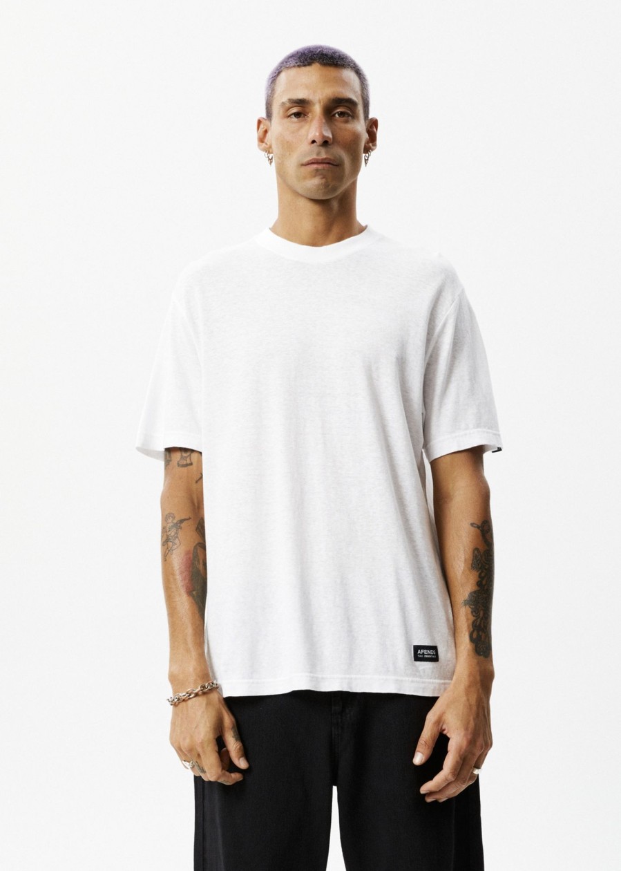 Men'S Clothing Afends | Classic - Hemp Retro T-Shirt