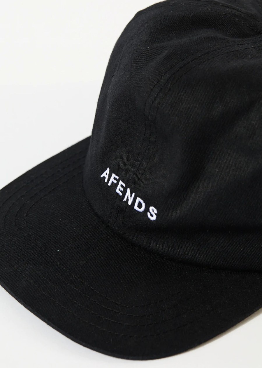 Accessories Afends | Dodge - Hemp Panelled Cap - Black - Os