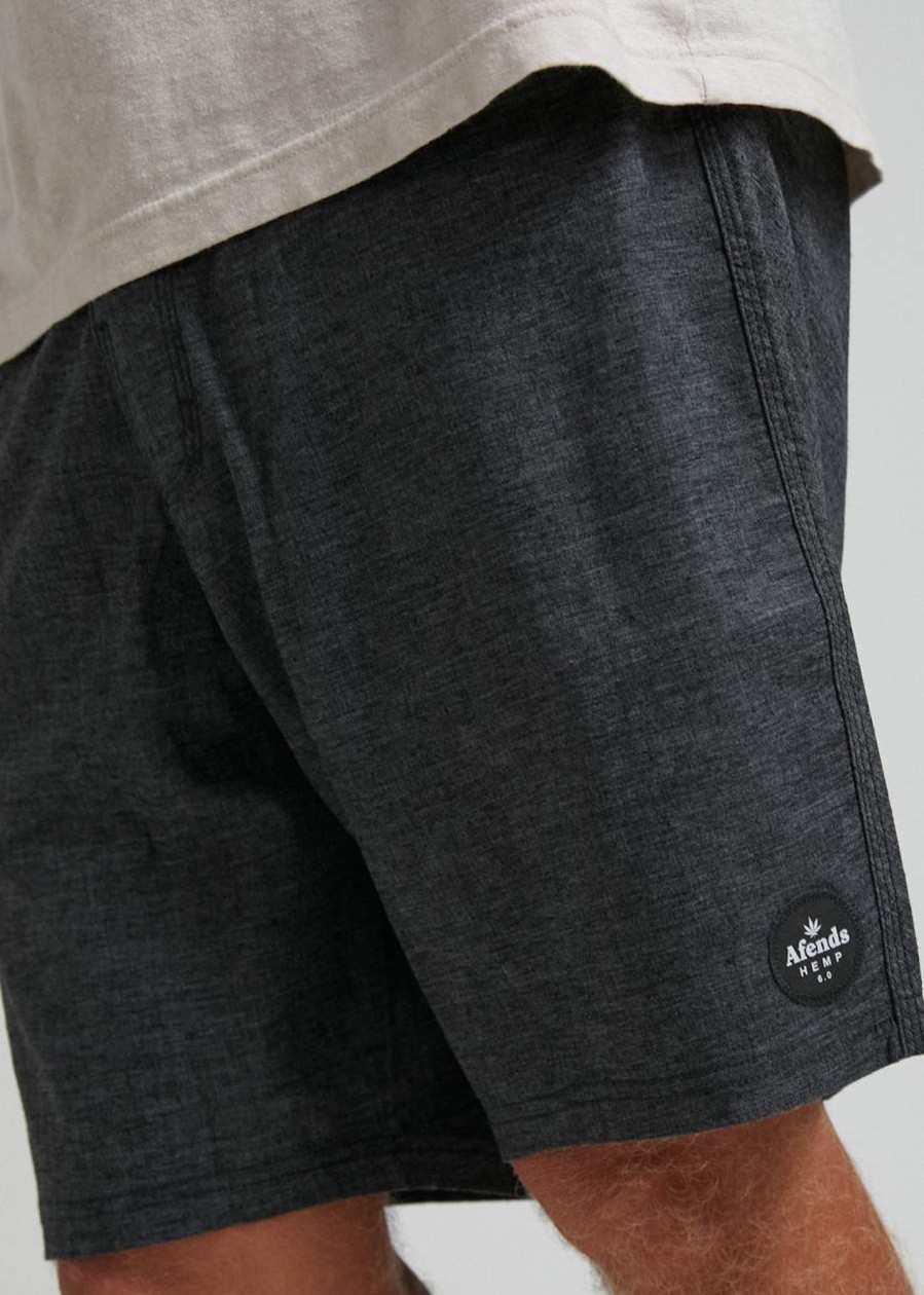 Men'S Clothing Afends | Hemp 6.0 - Fixed Waist Boardshort