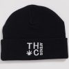 Accessories Afends | Rolled Up - Hemp Beanie - Black - Os