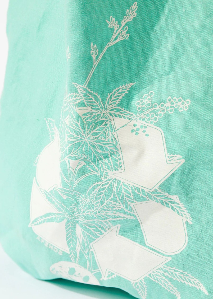 Accessories Afends | Build It - Hemp Tote Bag - Mint