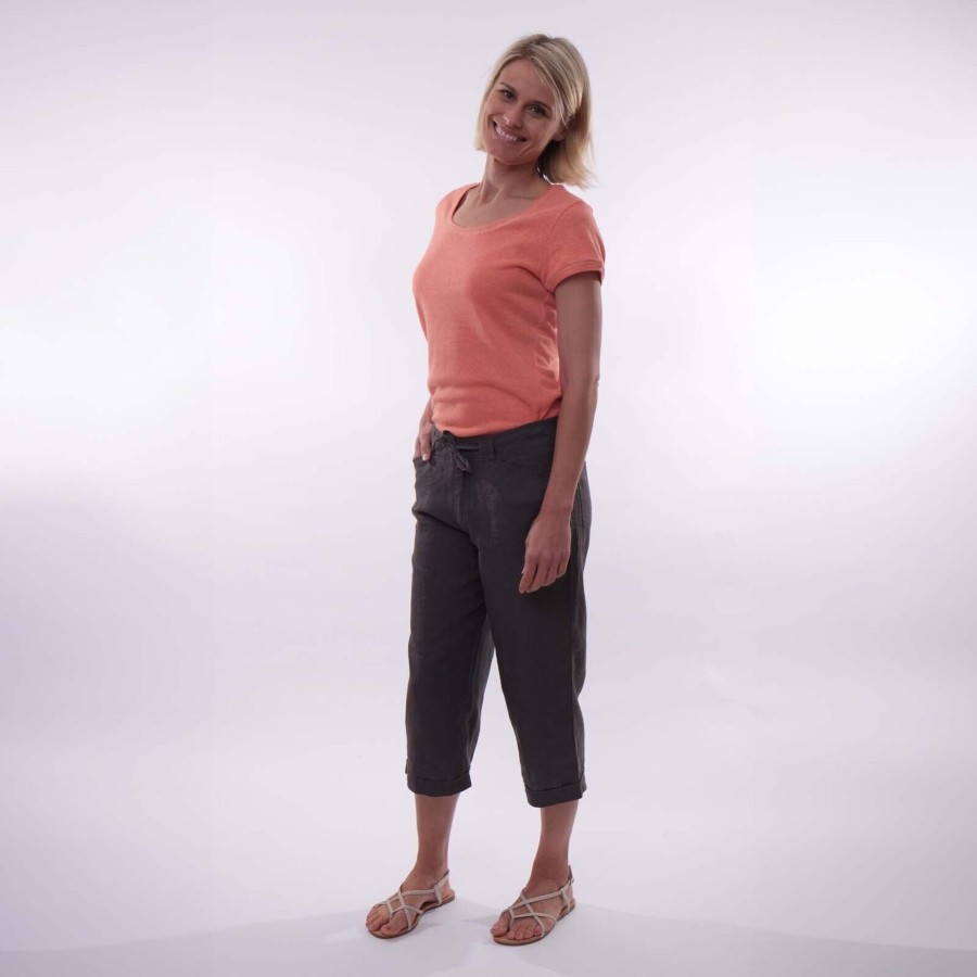 Women'S Clothing Braintree Hemp | Classic - 100% Hemp 3/4 Pants