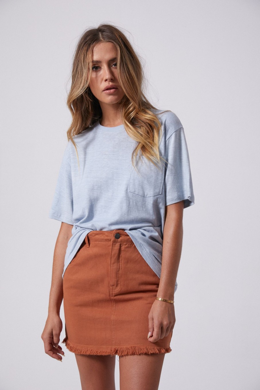 Women'S Clothing Afends | Tilly - Hemp Boyfriend Pocket Tee