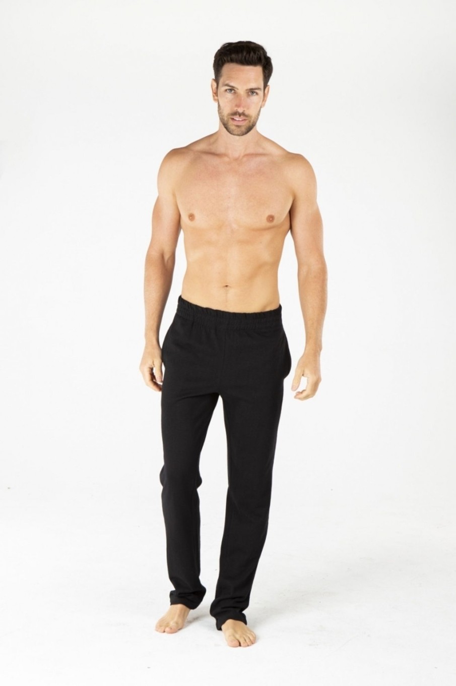 Men'S Clothing Braintree Hemp | Raphael - Lightweight Hemp Tracksuit Pants Black