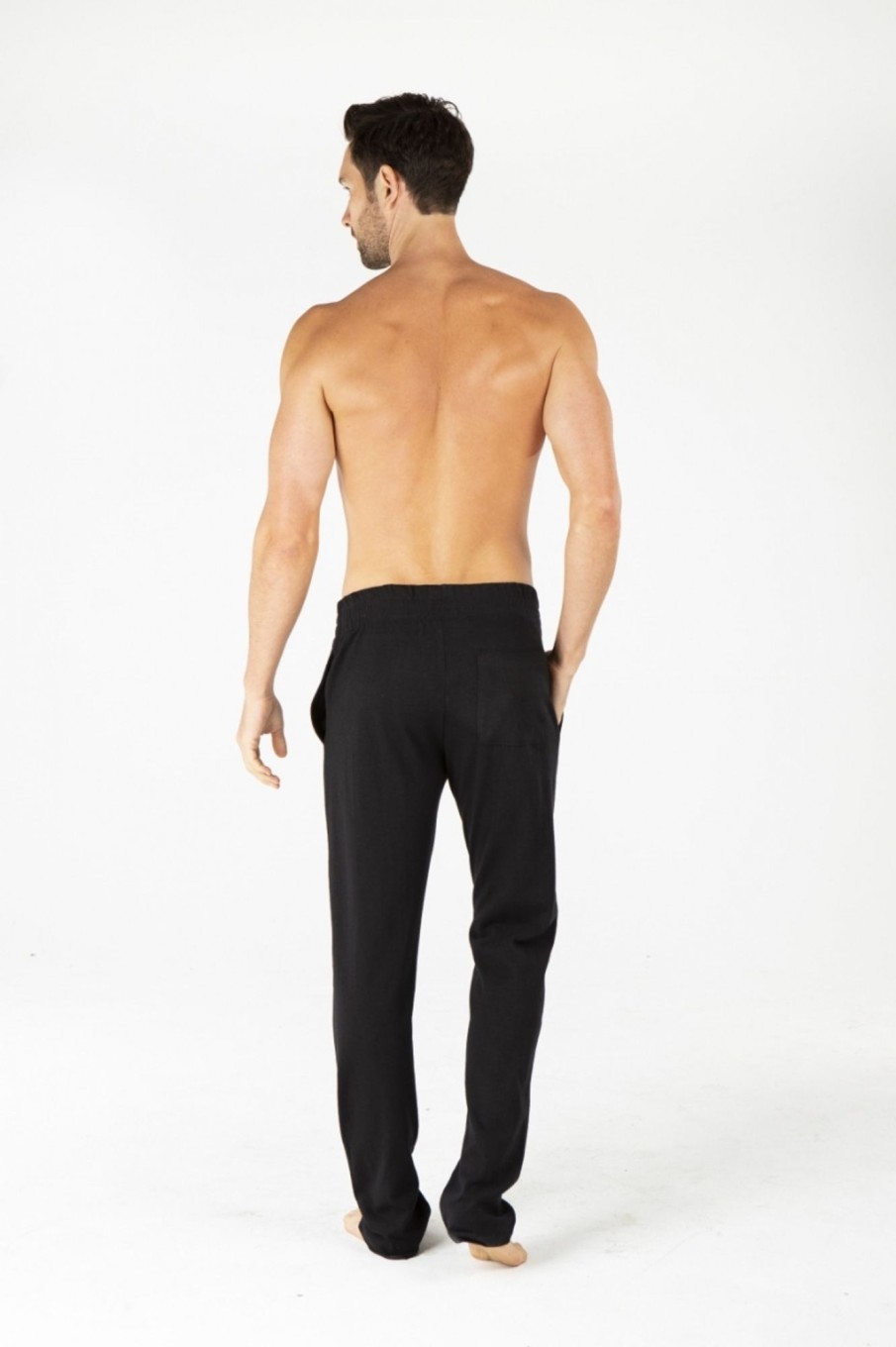 Men'S Clothing Braintree Hemp | Raphael - Lightweight Hemp Tracksuit Pants Black