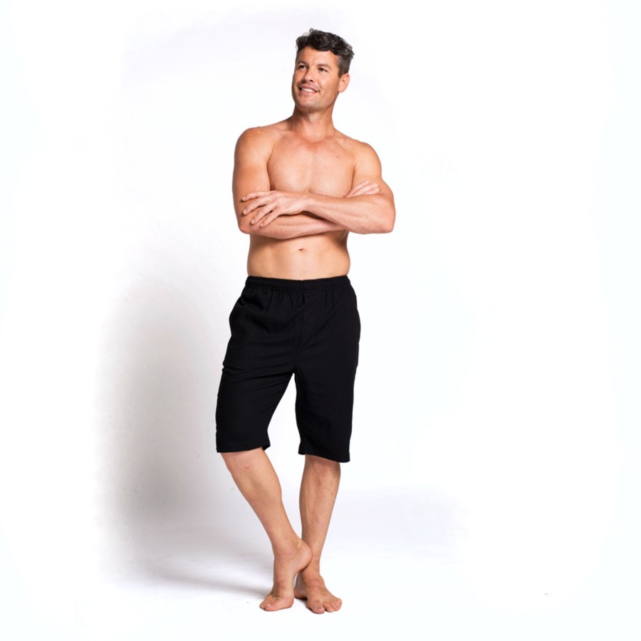 Men'S Clothing Braintree Hemp | Hemp Bamboo Elastic Waist Shorts