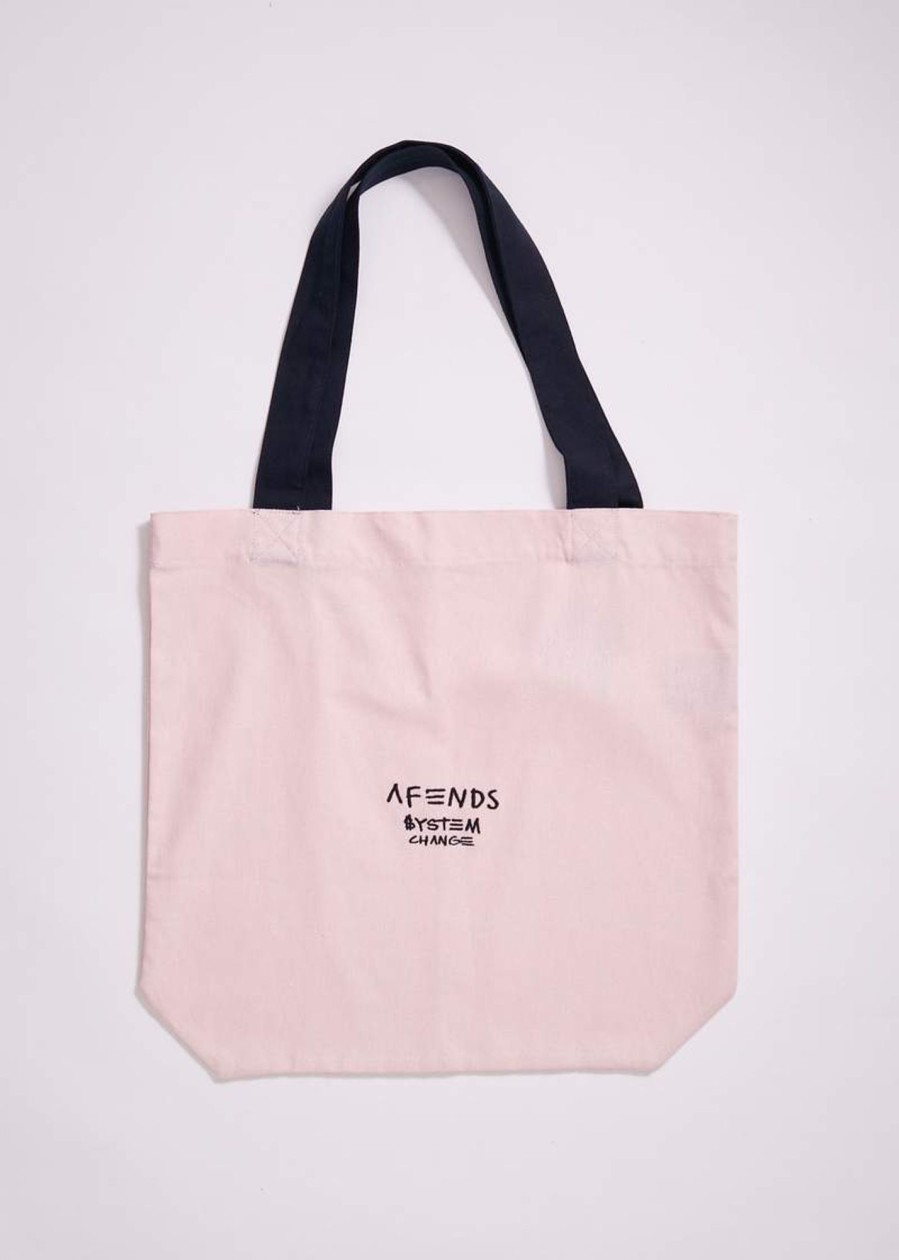 Accessories Afends | Fight - Hemp Tote Bag - Ariel Pink