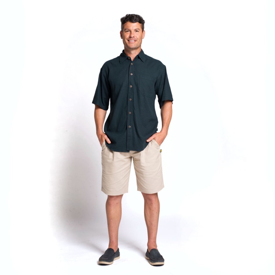 Men'S Clothing Braintree Hemp | Classic - The Og Hemp Short Sleeve Shirt