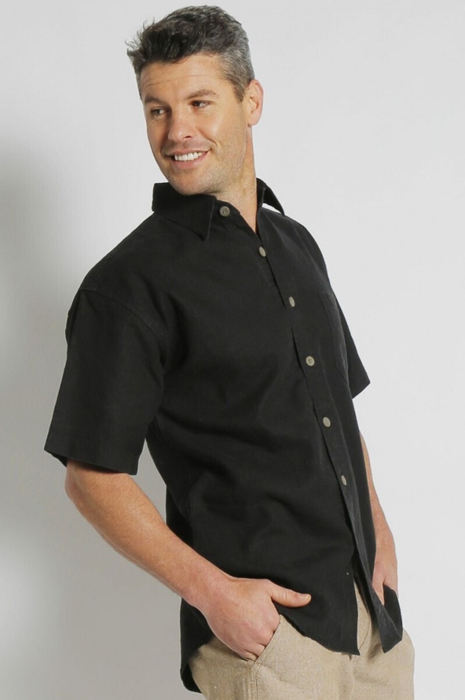 Men'S Clothing Braintree Hemp | Classic - The Og Hemp Short Sleeve Shirt