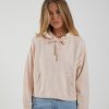 Women'S Clothing Afends | Willa - Hemp Pull On Hood Ash Pink