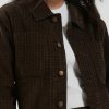 Women'S Clothing Afends | Cara - Hemp Check Corduroy Jacket Coffee