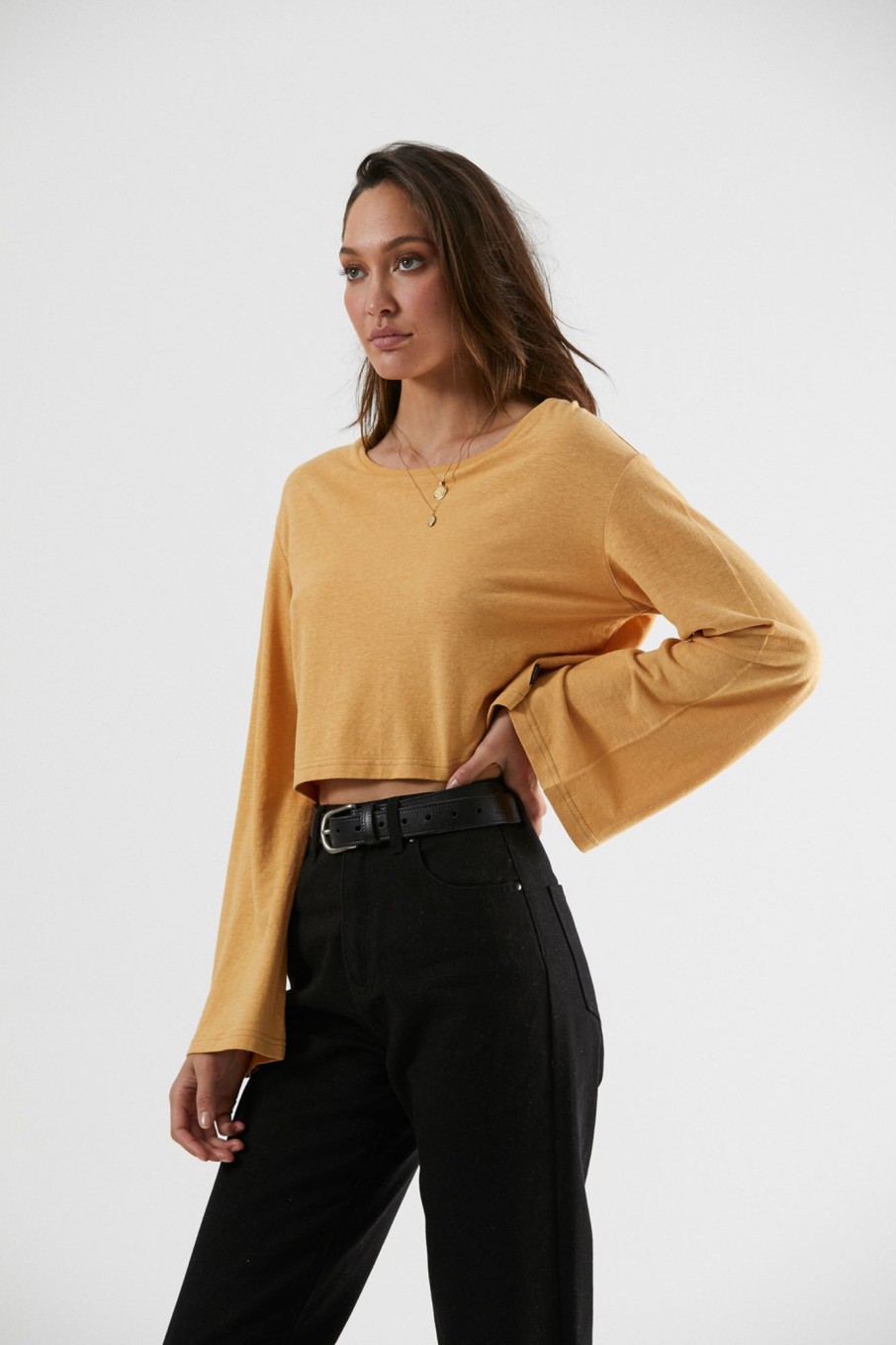 Women'S Clothing Afends | Janie - Hemp Long Sleeve Top