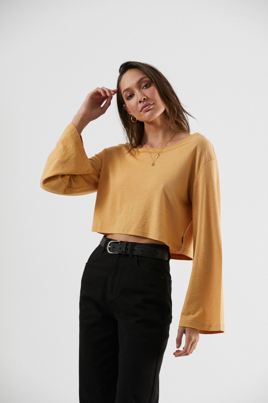 Women'S Clothing Afends | Janie - Hemp Long Sleeve Top