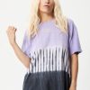 Women'S Clothing Afends | Moonshadow - Hemp Washed Oversized T-Shirt Plum