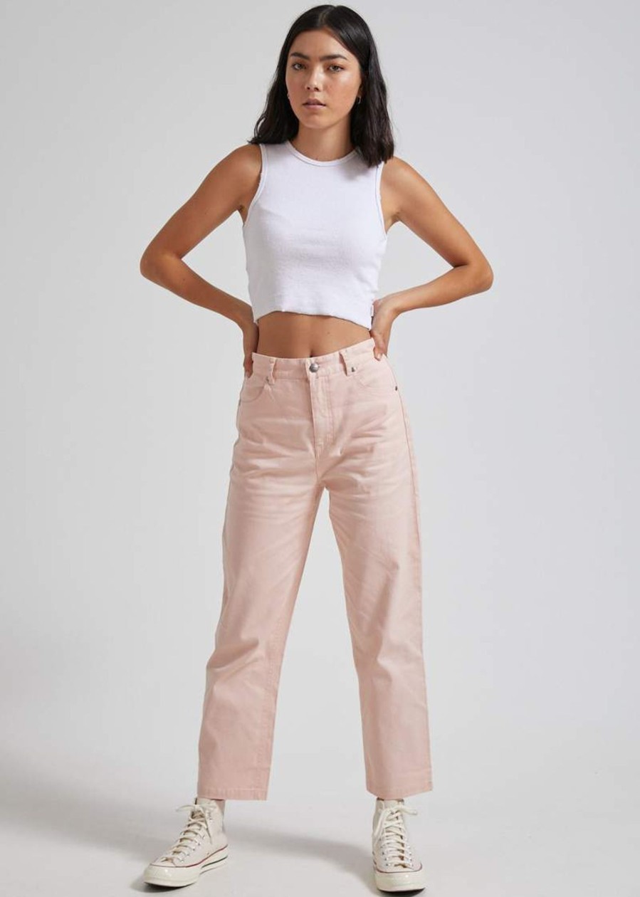 Women'S Clothing Afends | Shelby - Hemp High Waist Wide Leg Pant