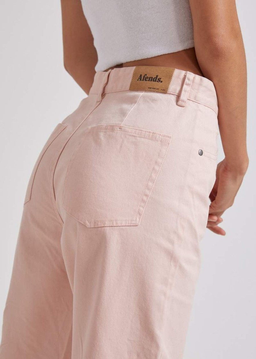 Women'S Clothing Afends | Shelby - Hemp High Waist Wide Leg Pant