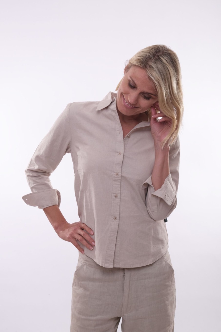 Women'S Clothing Braintree Hemp | Jane - Hemp Long Sleeve Shirt