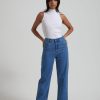 Women'S Clothing Afends | Shelby - Hemp Denim High Waist Wide Leg Jeans