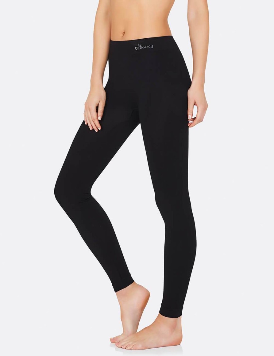 Women'S Clothing Boody | Bamboo Leggings - Full Leggings Black