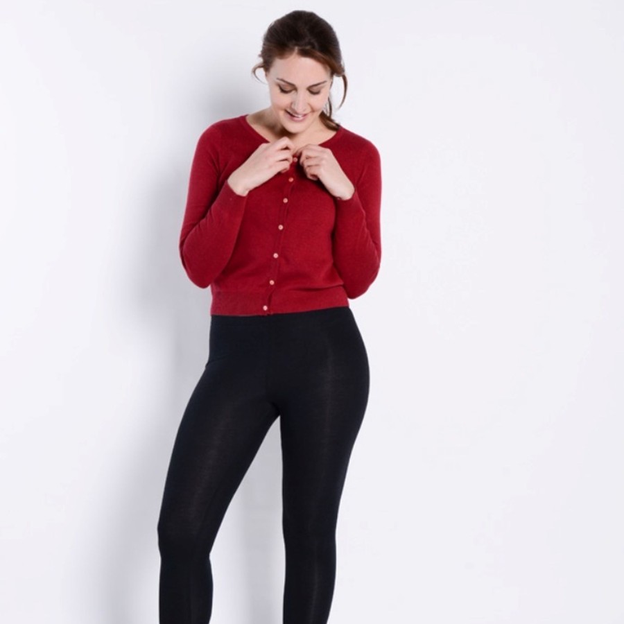 Women'S Clothing Braintree Hemp | Bamboo Leggings Black