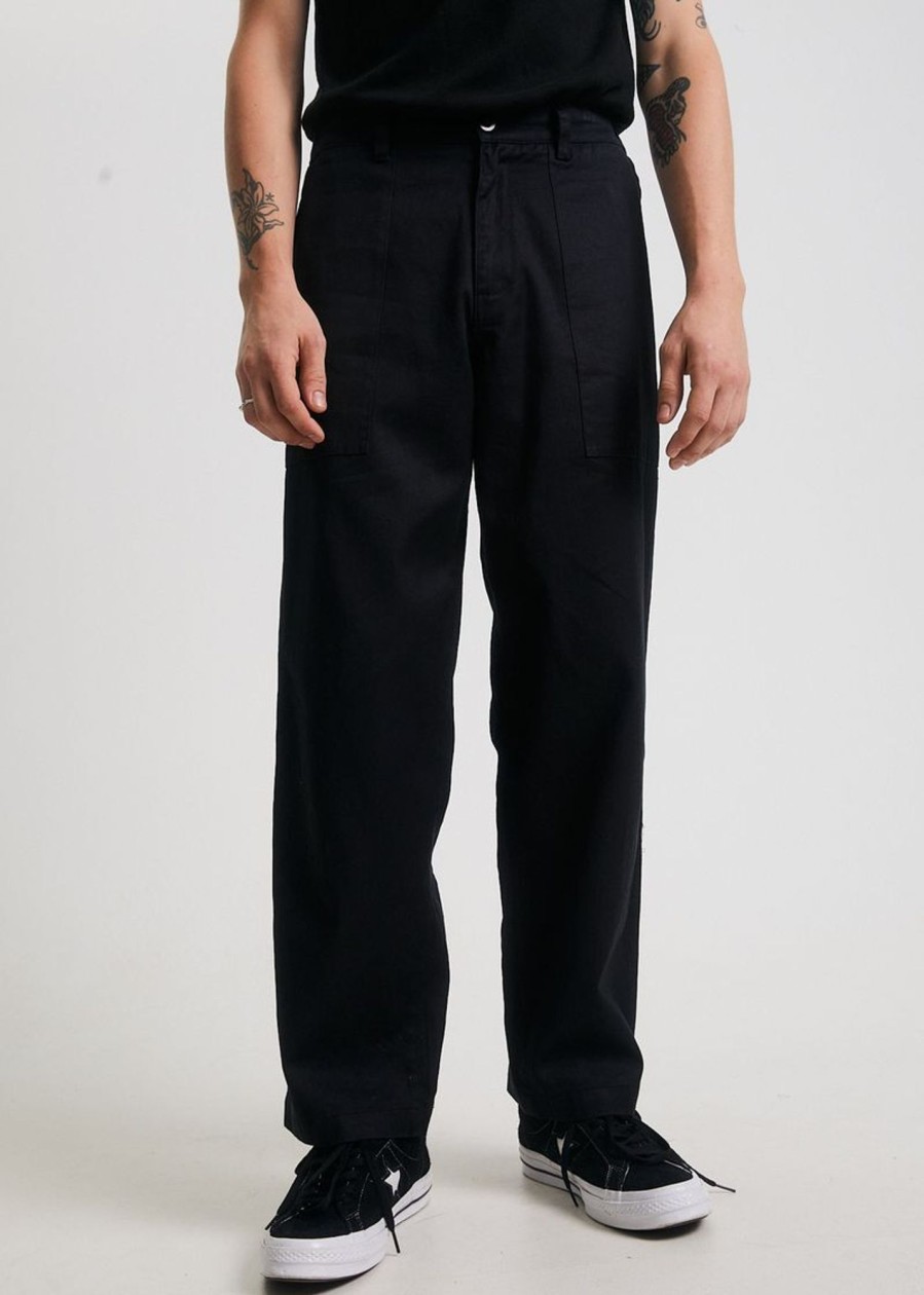 Men'S Clothing Afends | 148 Chess Club - Hemp Pant