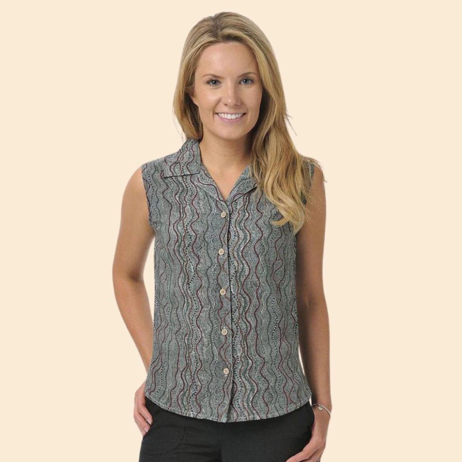 Women'S Clothing Kingston Grange | Bamboo Dreaming - Sleeveless Shirt