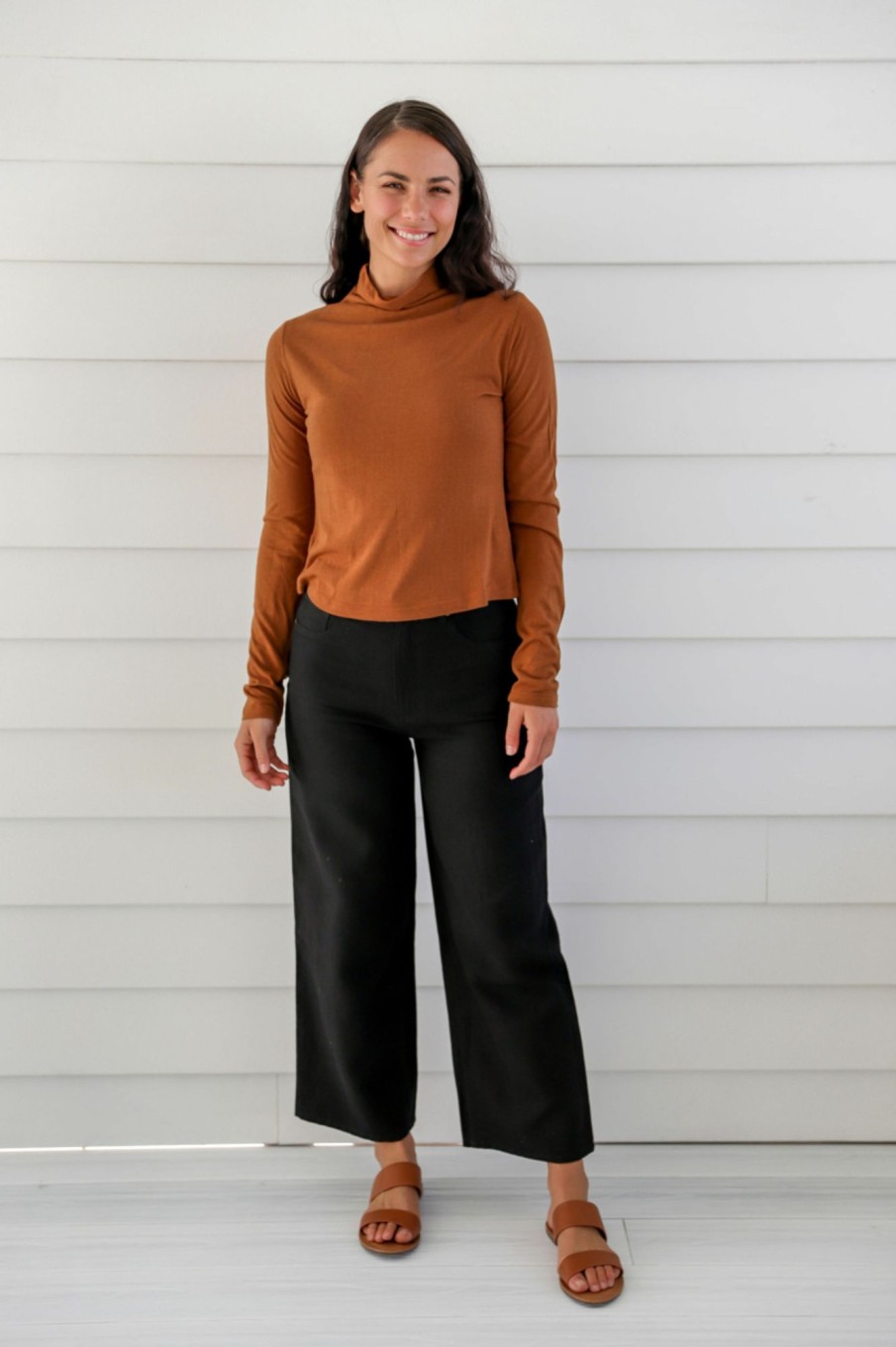 Women'S Clothing Braintree Hemp | Velma - Bamboo Turtle Neck