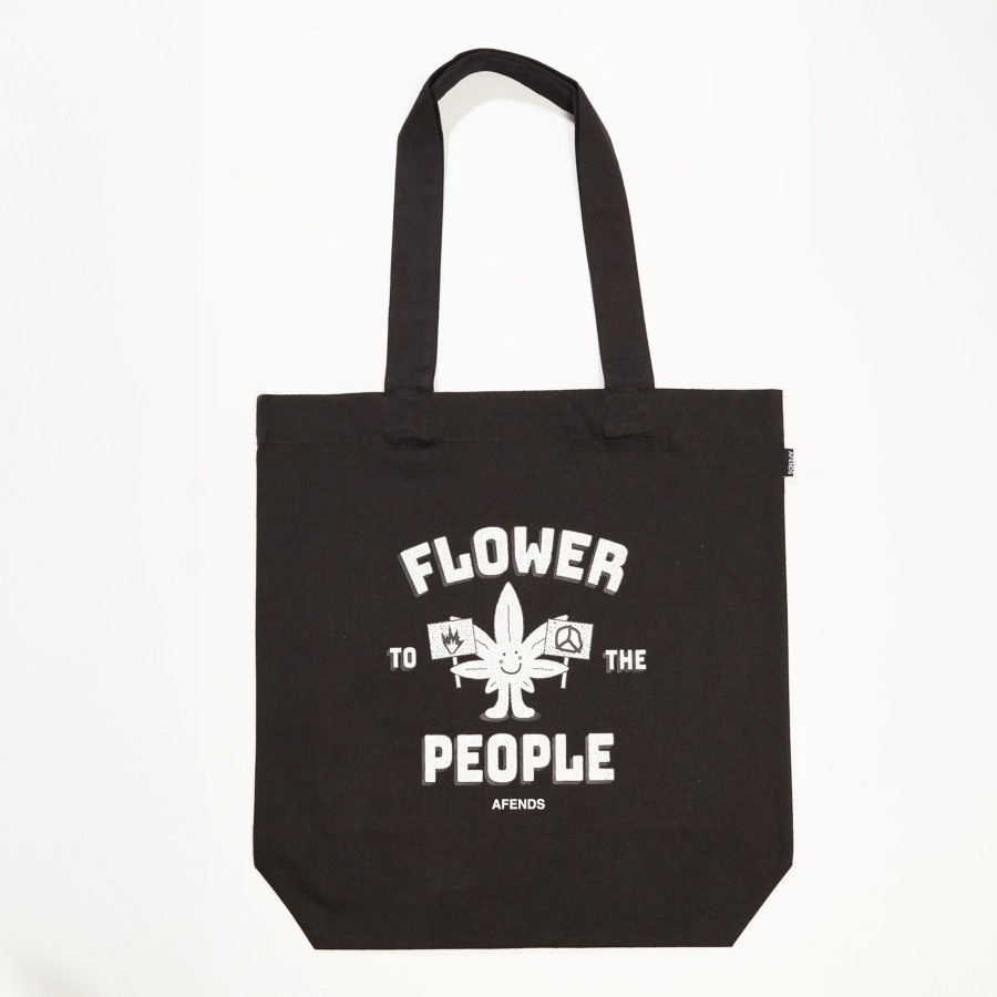 Accessories Afends | Flower - Tote Bag - Black - Os