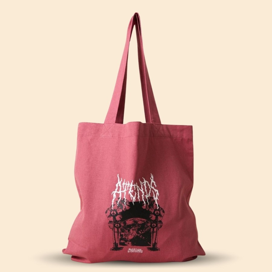 Accessories Afends | Earthling - Hemp Tote Bag - Rose - Os