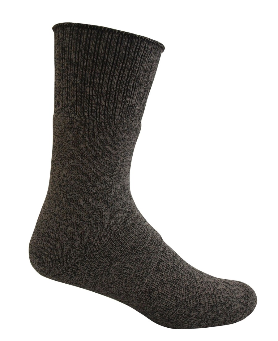 Women'S Clothing Bamboo Textiles | Bamboo Hiker - Lightweight Work Sock Black Marle